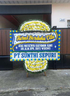 Papan Bunga Duka di Paruga