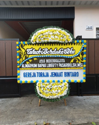 Papan Bunga Duka di Paruga